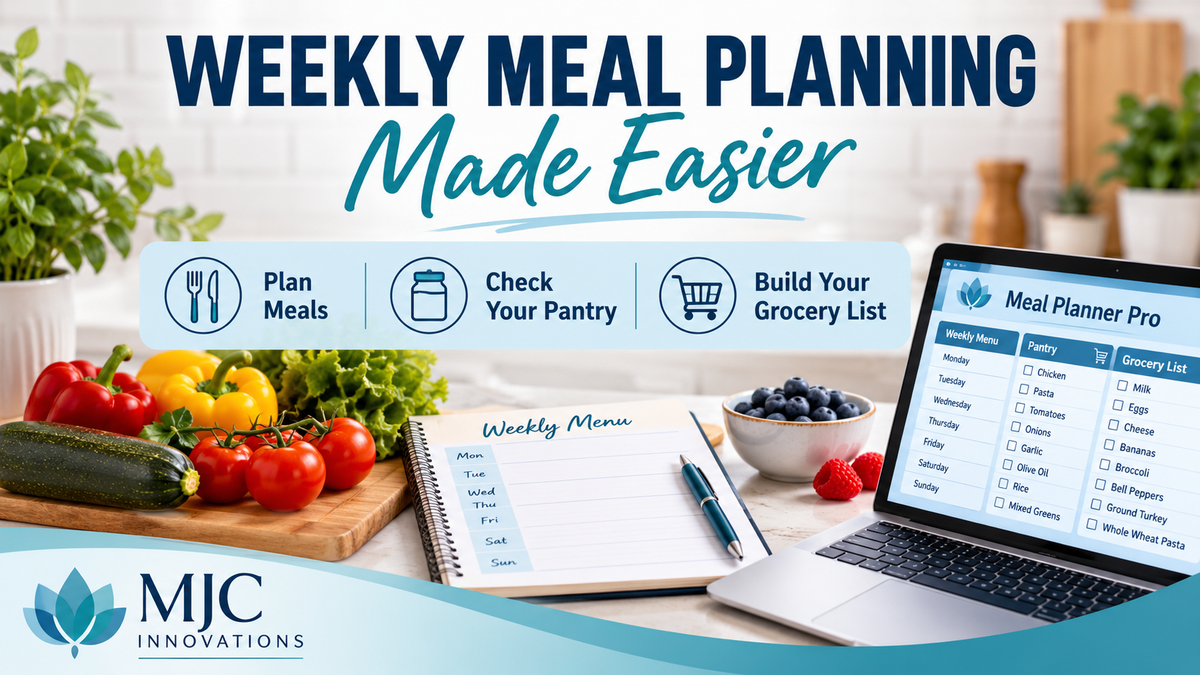 How to Make a Weekly Meal Plan and Grocery List Without Starting From Scratch