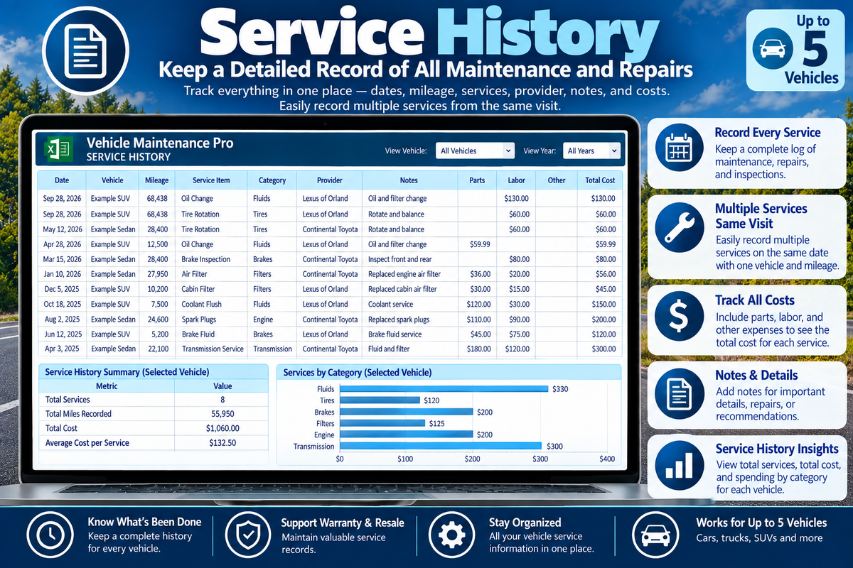 Vehicle Maintenance Pro