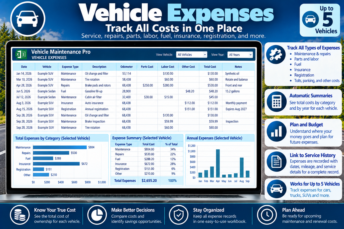 Vehicle Maintenance Pro