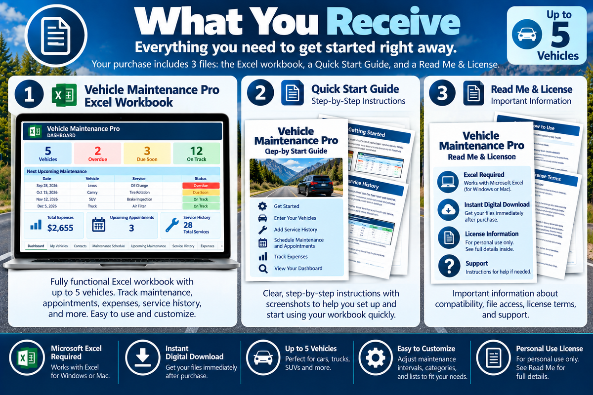 Vehicle Maintenance Pro